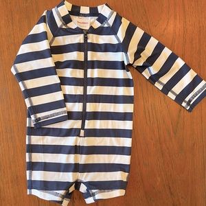 Hanna Andersson rash guard one piece swim suite